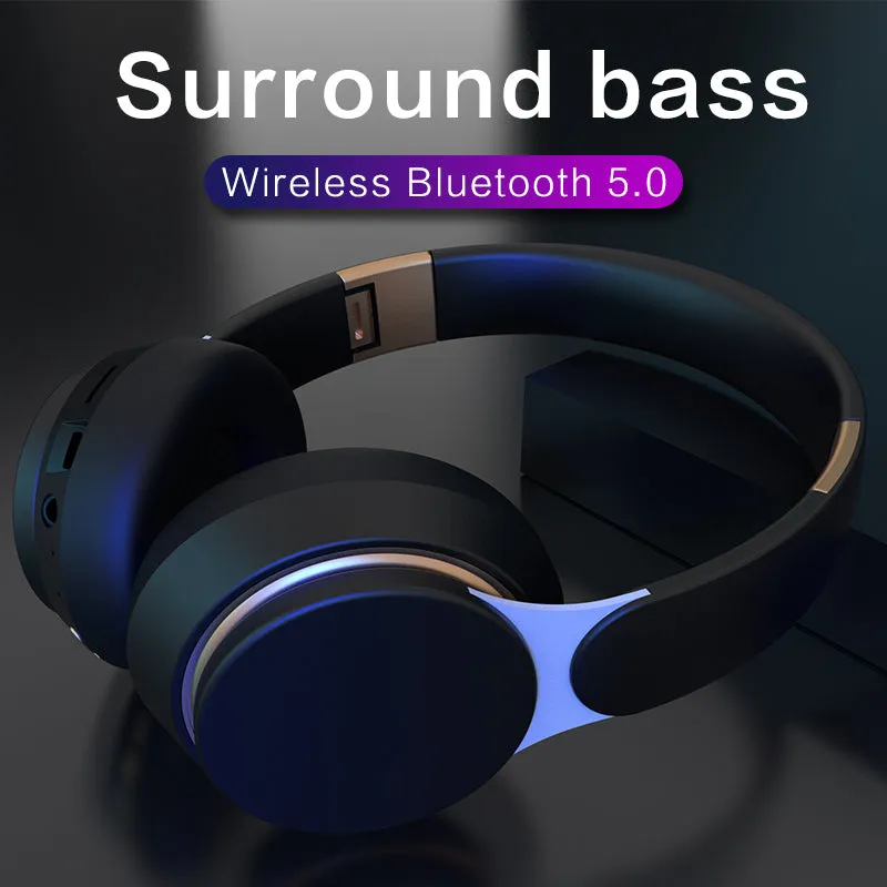 07S Bluetooth 5.0 HiFi Wireless Headphone Sports Folding Gaming Headset