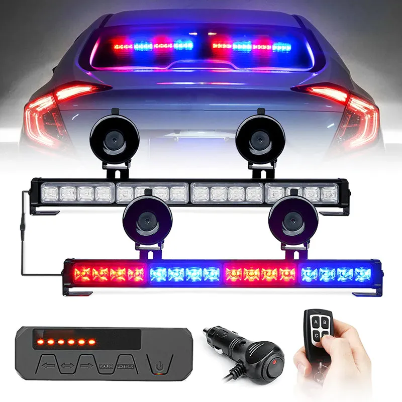 17" Dual LED Directional Traffic Advisor Light Bars