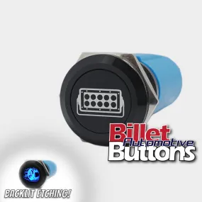 19mm 'LIGHT BAR SYMBOL' Billet Push Button Switch Bars