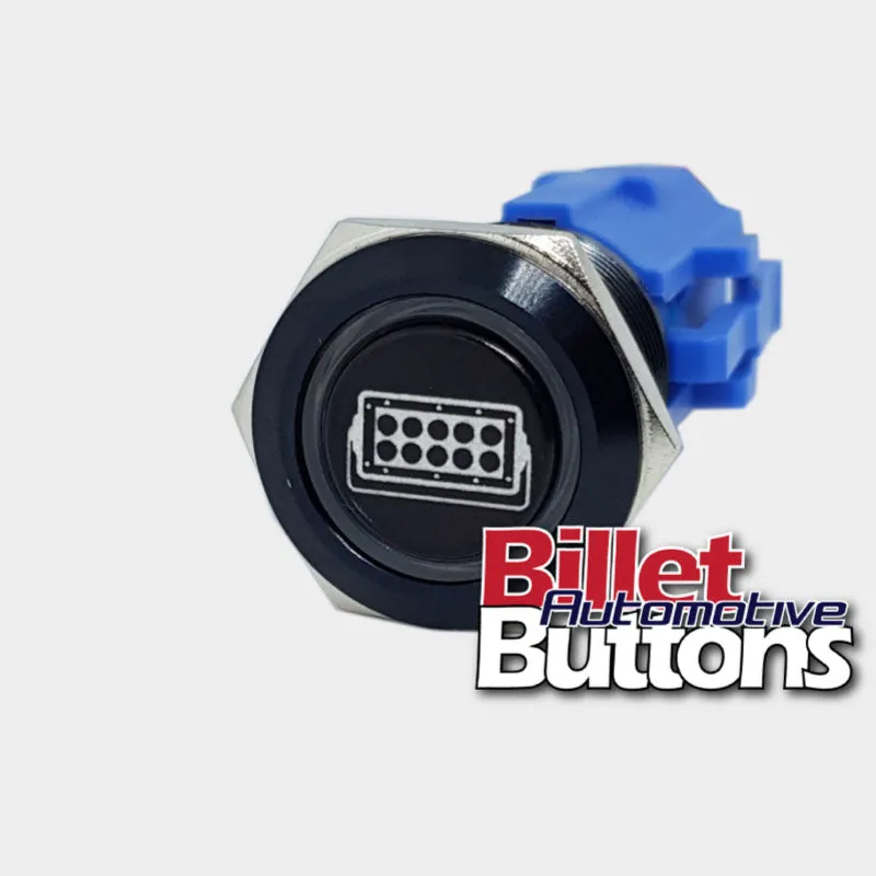 19mm 'LIGHT BAR SYMBOL' Billet Push Button Switch Bars