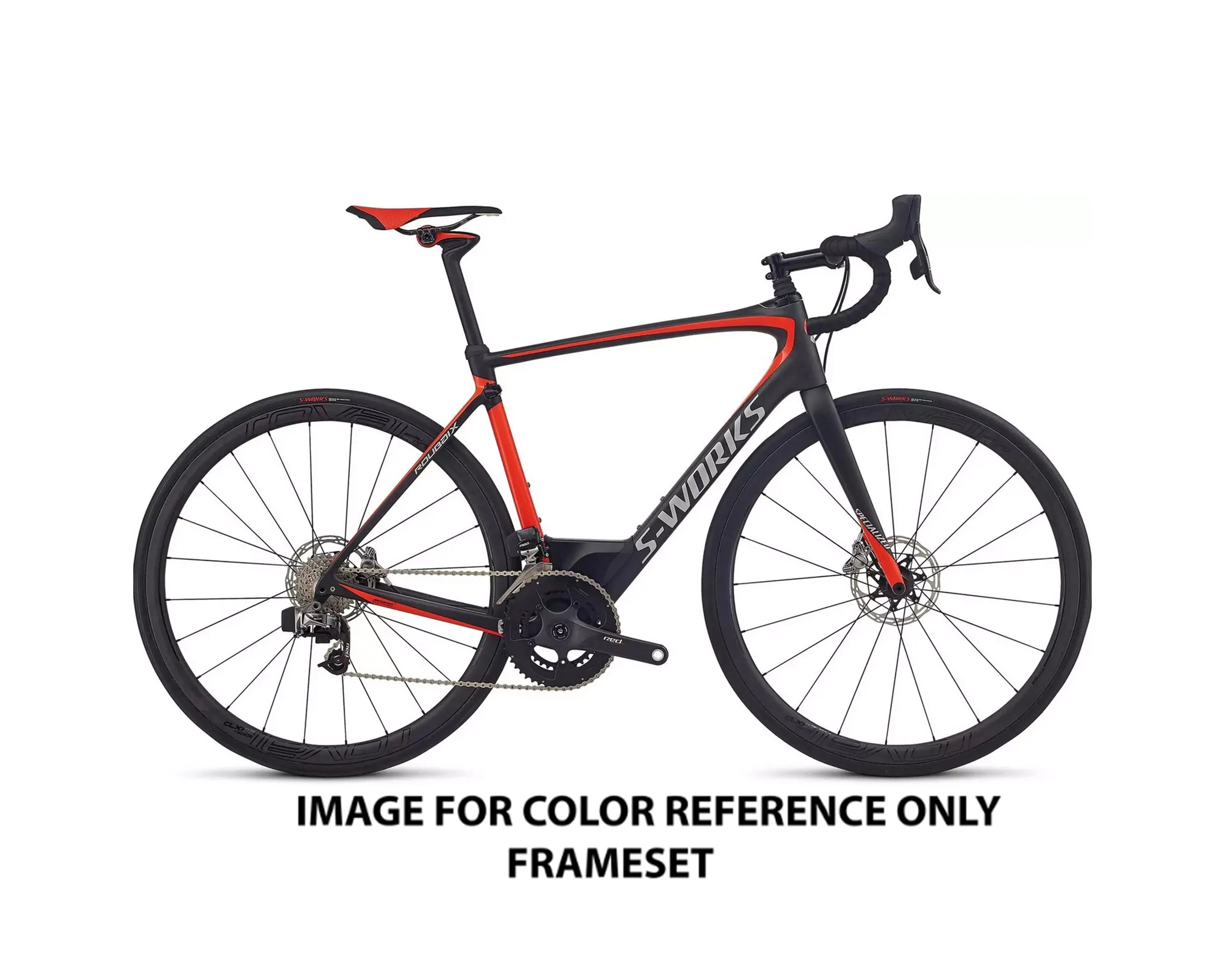 2017 Specialized S-Works Roubaix (FRAMESET ONLY) Carb/RktRed/KlSil