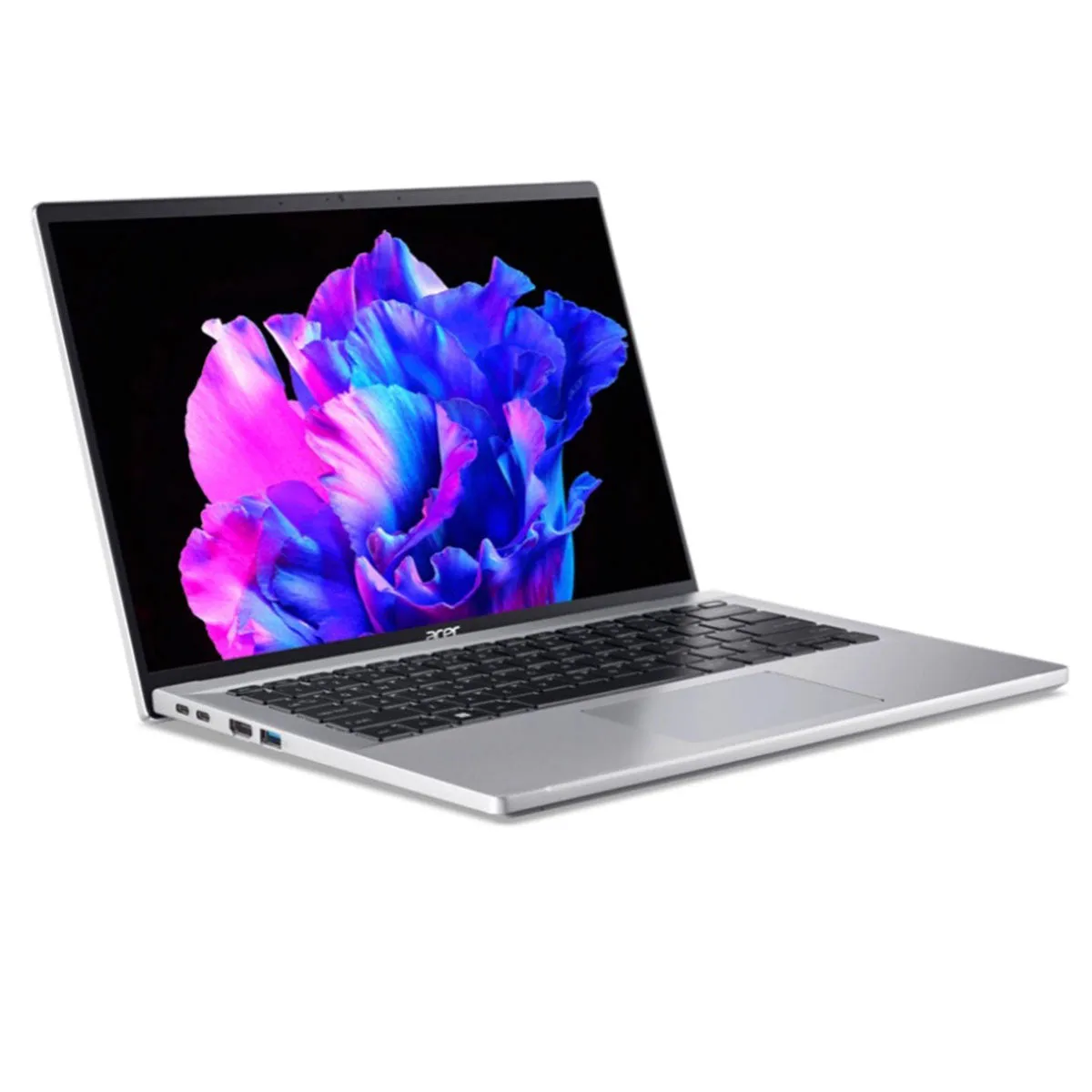 Acer Swift Go SFG14-71-58P7 14" Oled Laptop (Pure Silver) | 14" Oled  2880 x 1800 | i5-13500H | 16GB RAM | 512GB SSD | Intel Iris Xe Graphics | Windows 11 Home | MS Office Home & Student 2021 | Acer Entry Run Rate Backpack E-1620-P