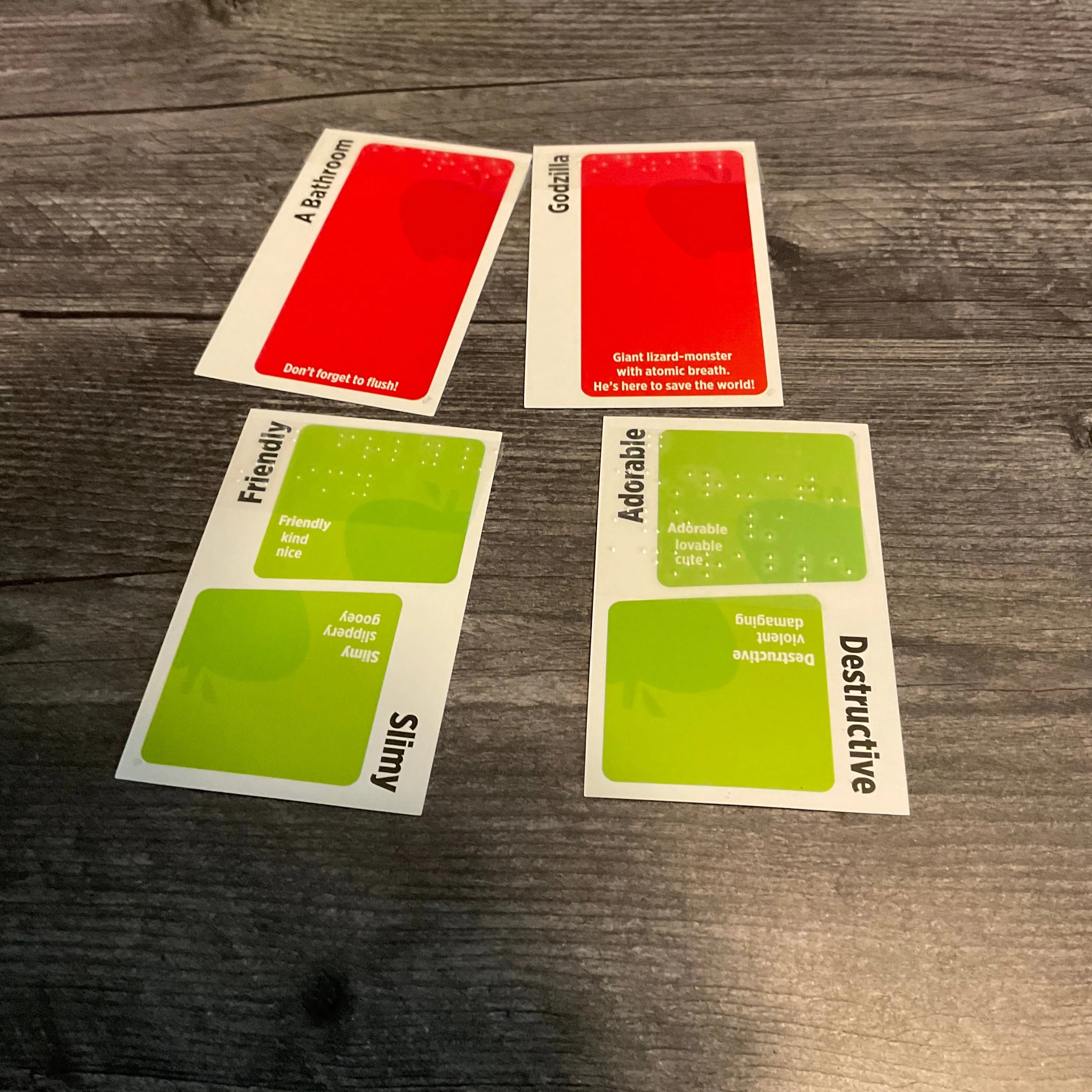 Apples to Apples Jr. Accessibility Combo Kit