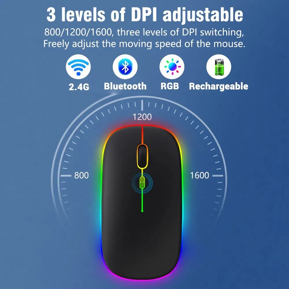 Backlight Bluetooth Keyboard and Mouse