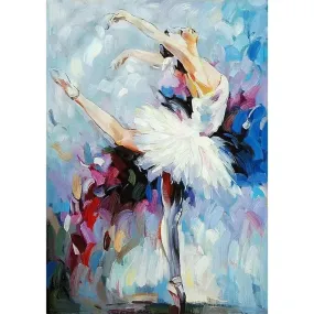 Ballet Girl - 5D DIY Round Drill Diamond Painting (Canvas 30x40cm/11.81x15.71in )