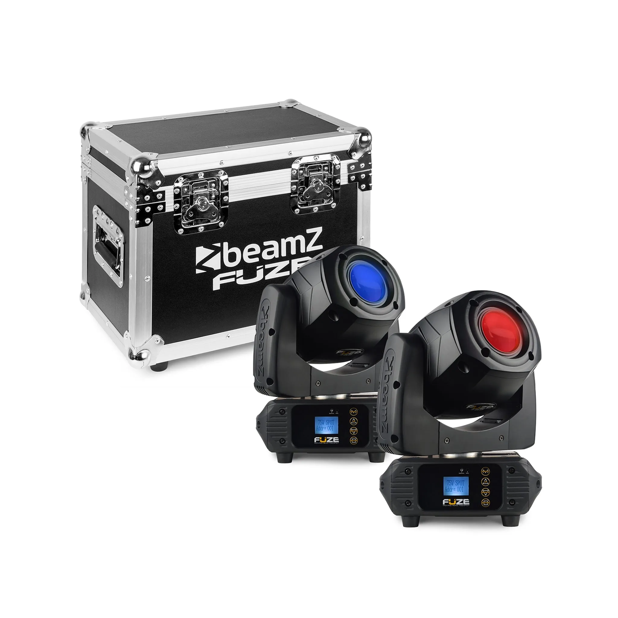 Beamz 150.383B FUZE75S FUZE Led Spotlight MOVING HEAD SET