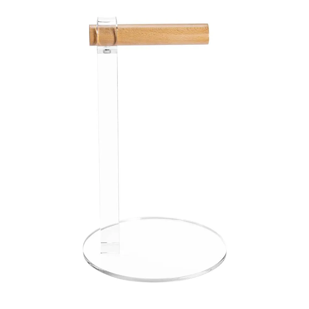 Brateck Acrylic Wood Headphone Stand HPS08-3