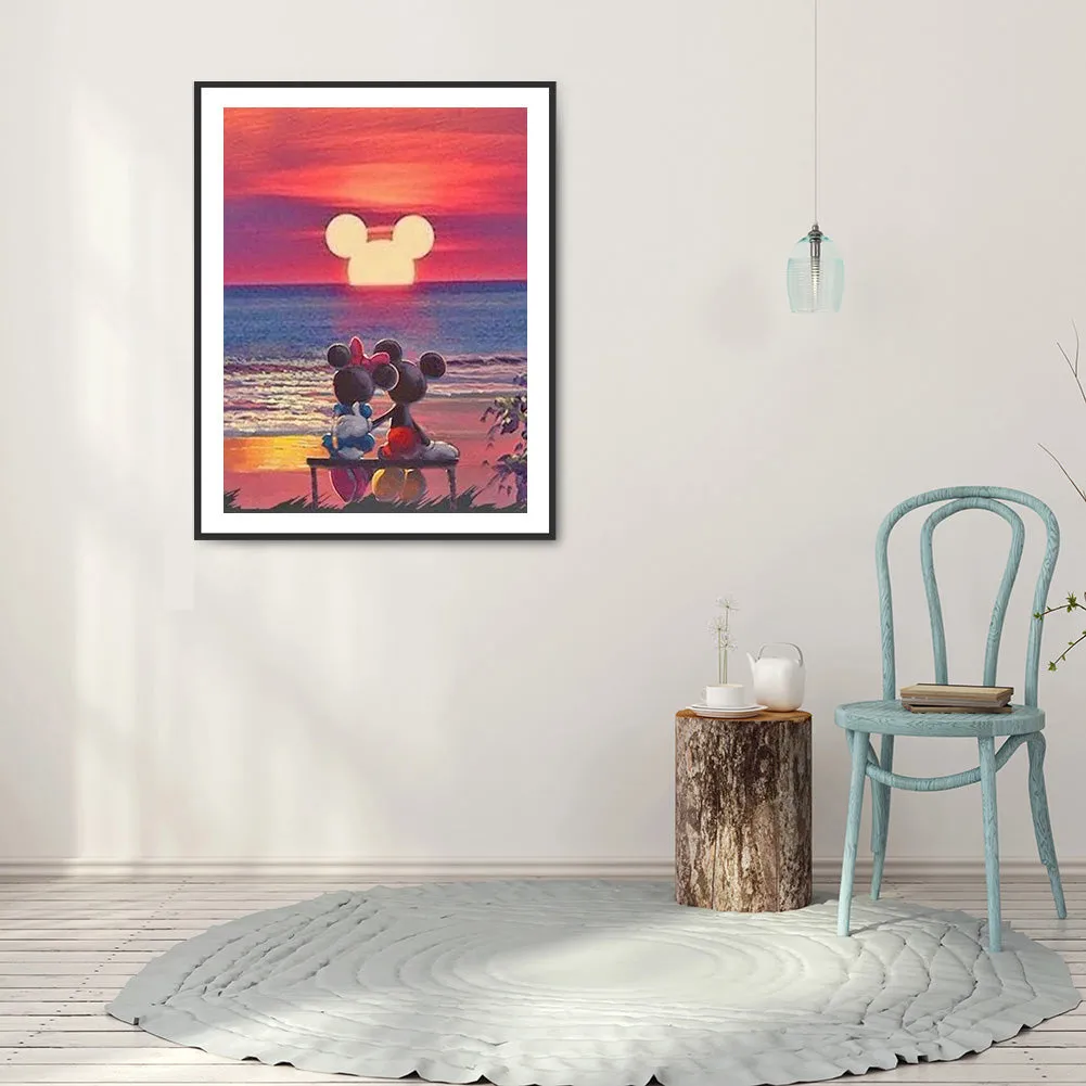 Diamond Painting-Full Round Drill Mickey Mouse(40*50CM)