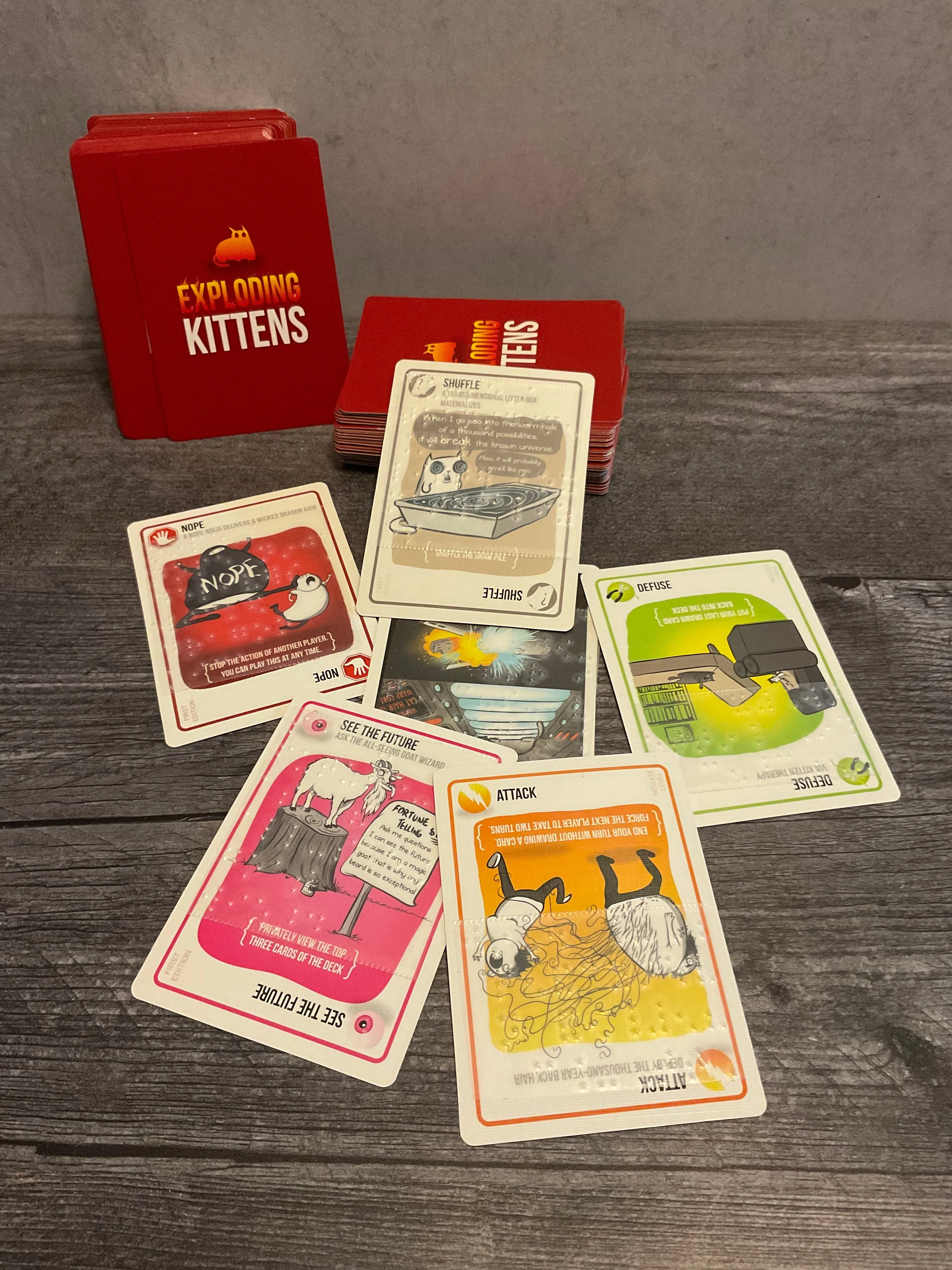 Exploding Kittens - Not Safe For Work - Accessibility Kit