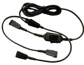 GN QD Y-Cord Training Adapter w/mute - Jabra GN QD Compatible