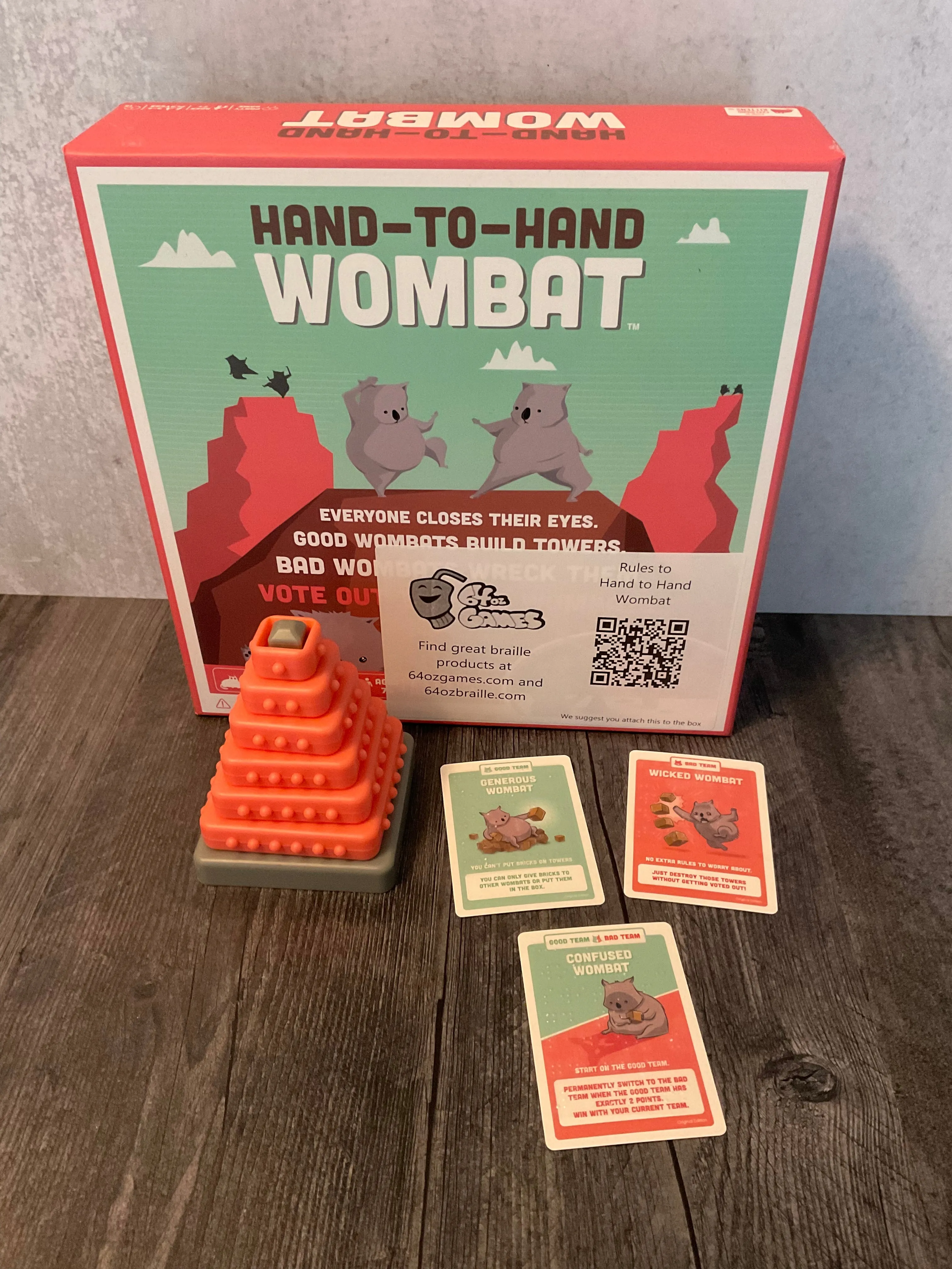 Hand-to-Hand Wombat accessibility kit