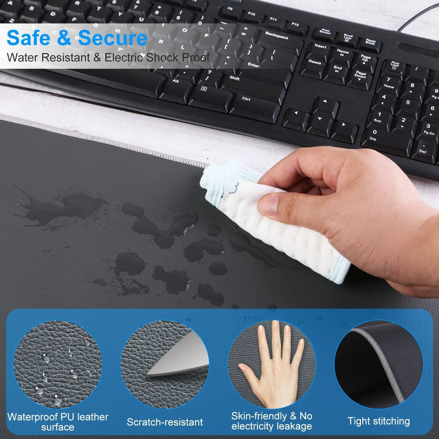 Heated Gaming Mouse Pad Large