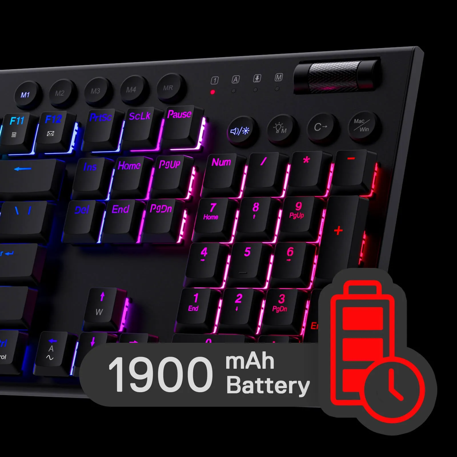 HORUS K618 Ultra-slim Wireless Mechanical Keyboard