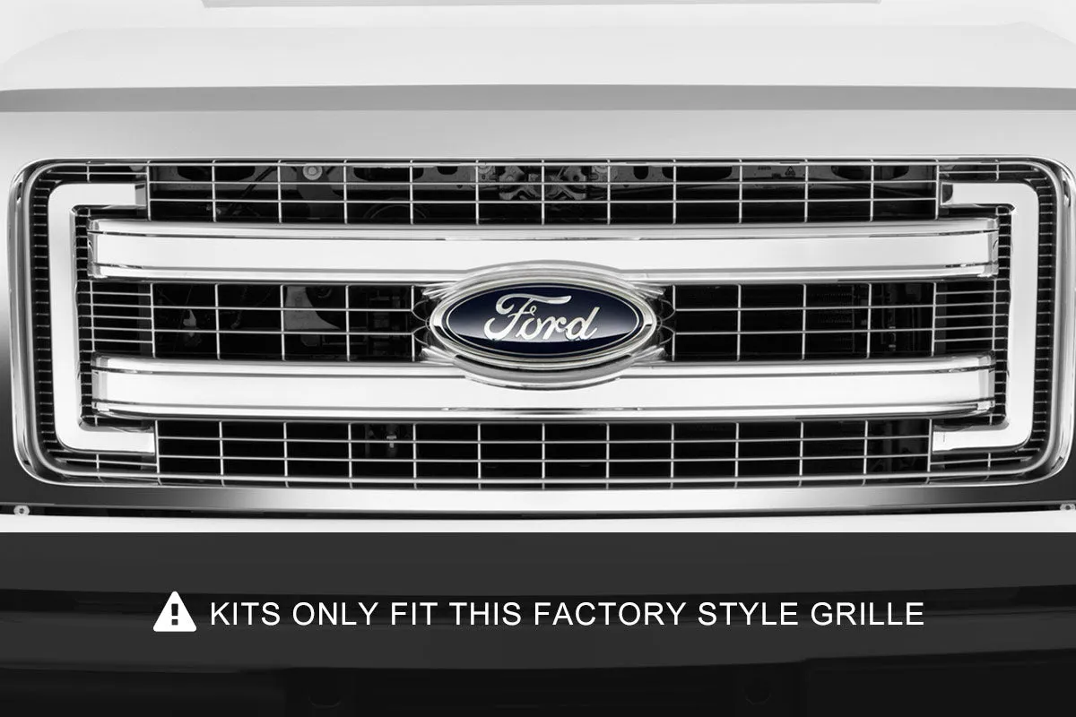 LED Light | Grille Mount | 30" Black Single Row | Ford F-150 | 2009-2014