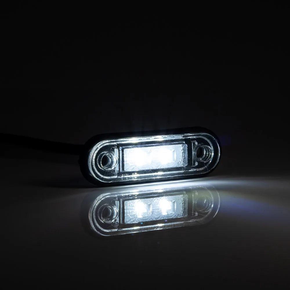 LED Marker Light - Flush Fit Available in RED, WHITE, AMBER, BLUE & GREEN