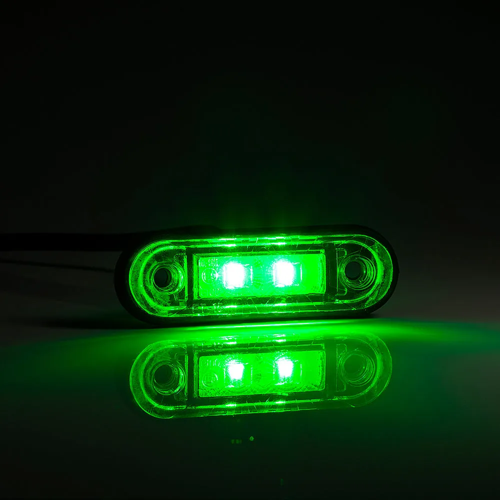 LED Marker Light - Flush Fit Available in RED, WHITE, AMBER, BLUE & GREEN