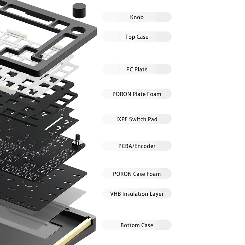 MonsGeek M1W Aluminum Wireless Mechanical Keyboard