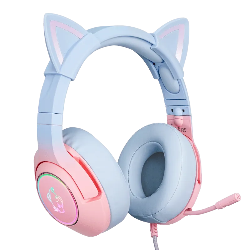 ONIKUMA K9 CAT ELF RGB Stereo Gaming Headset for PS4, Xbox, PC and Switch