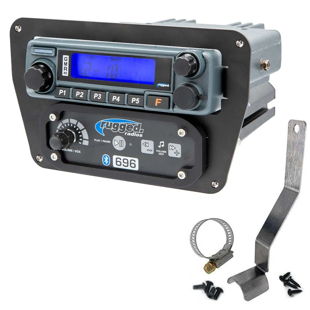 *Powerful 45-Watt GMRS Radio* Can-Am Commander Complete UTV Communication Kit