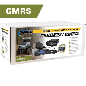 *Powerful 45-Watt GMRS Radio* Can-Am Commander Complete UTV Communication Kit