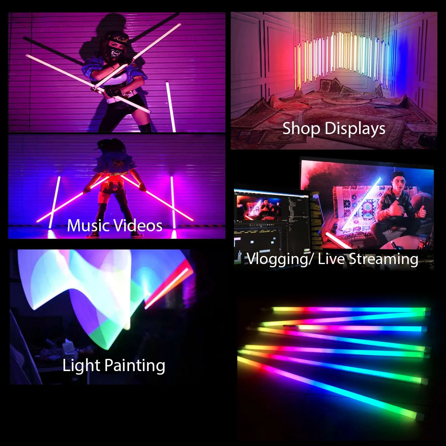 Rainbow Series 320-degree RGB LED Neon Light Tube