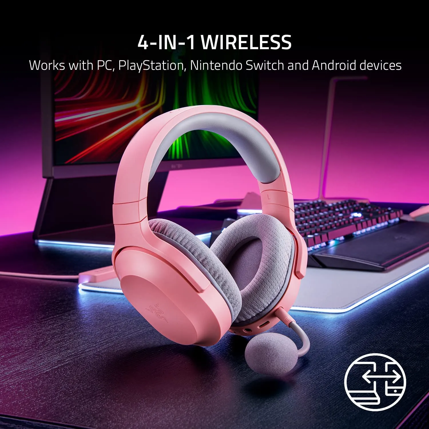 Razer Barracuda X - Wireless Multi-Platform Gaming and Mobile Headset