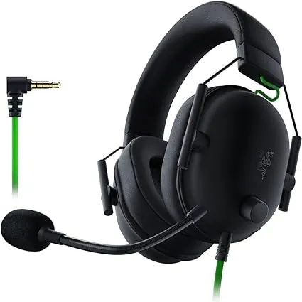 Razer BlackShark V2X Green Wired Headphones