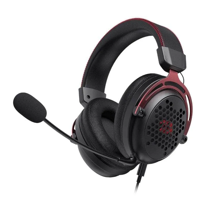 Redragon Diomedes Over Hear Type C|Usb|3.5mm Aux Gaming Headset Black Rd H386