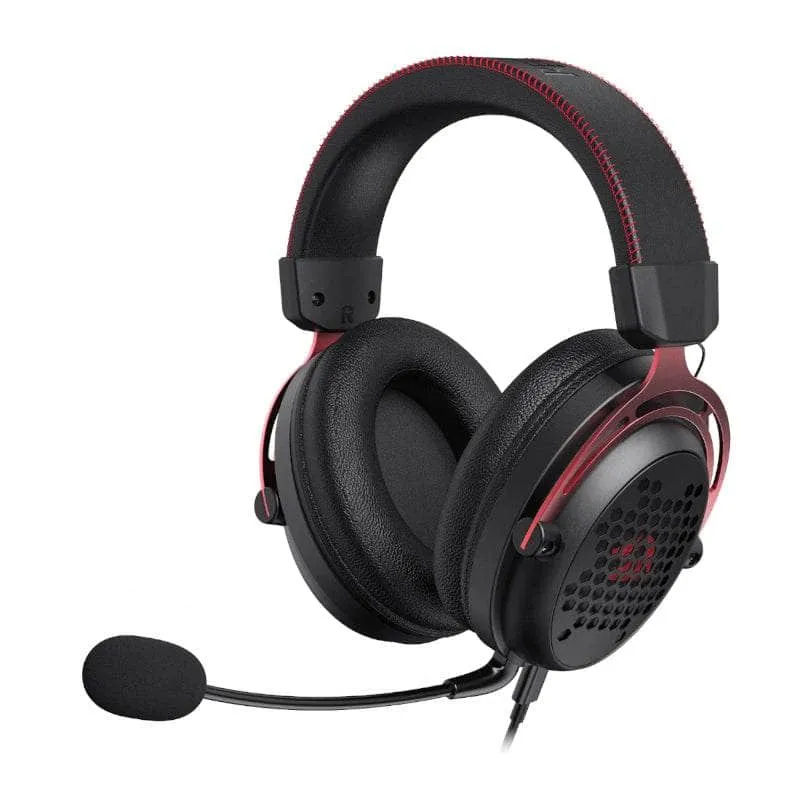 Redragon Diomedes Over Hear Type C|Usb|3.5mm Aux Gaming Headset Black Rd H386