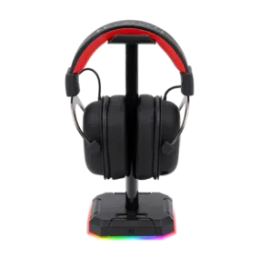 Redragon HA300 Scepter Pro Headset Stand RGB Backlit Gaming Headphone Stand with Supporting Bar