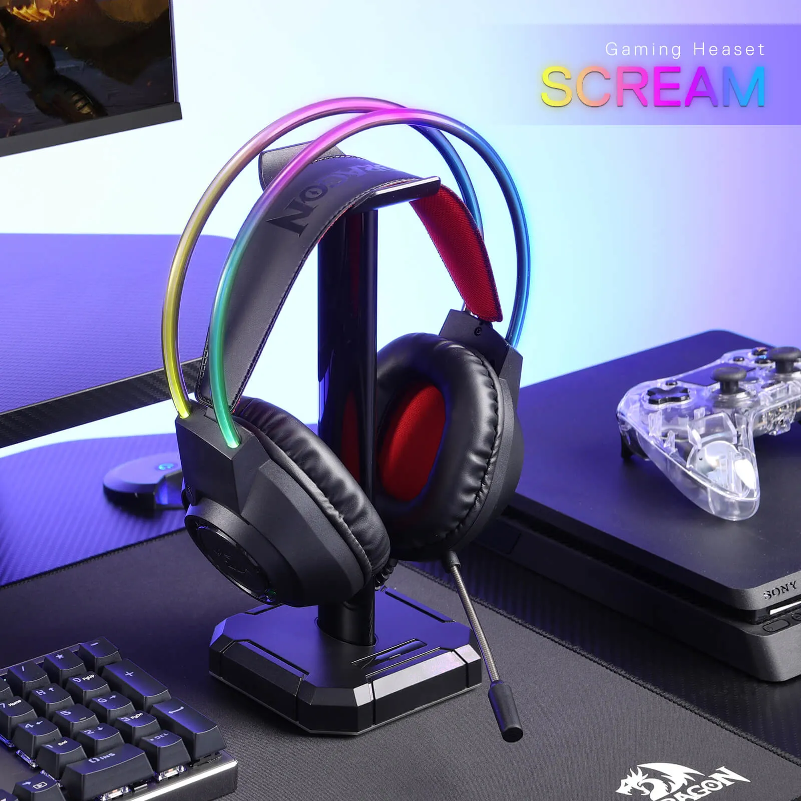 Redragon  SCREAM H231 Wired Gaming Headset