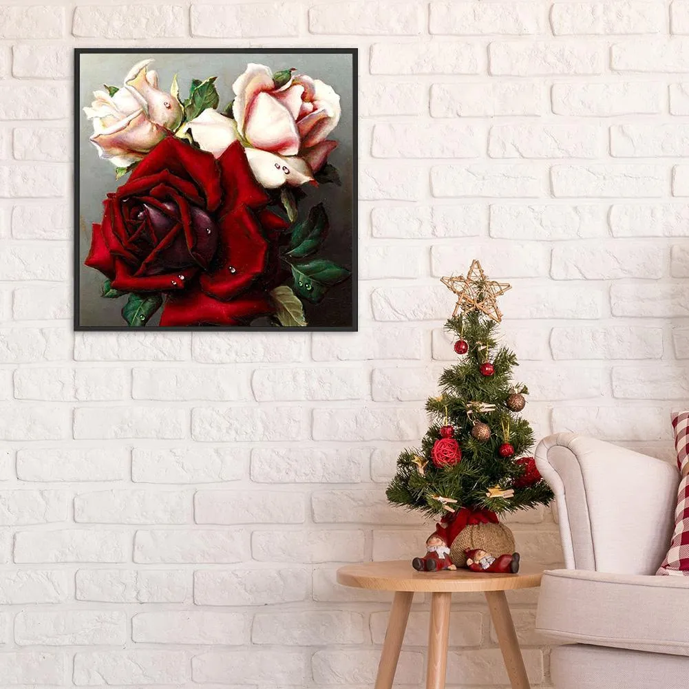 Rose Flower  - Full Diamond Painting 30x30cm