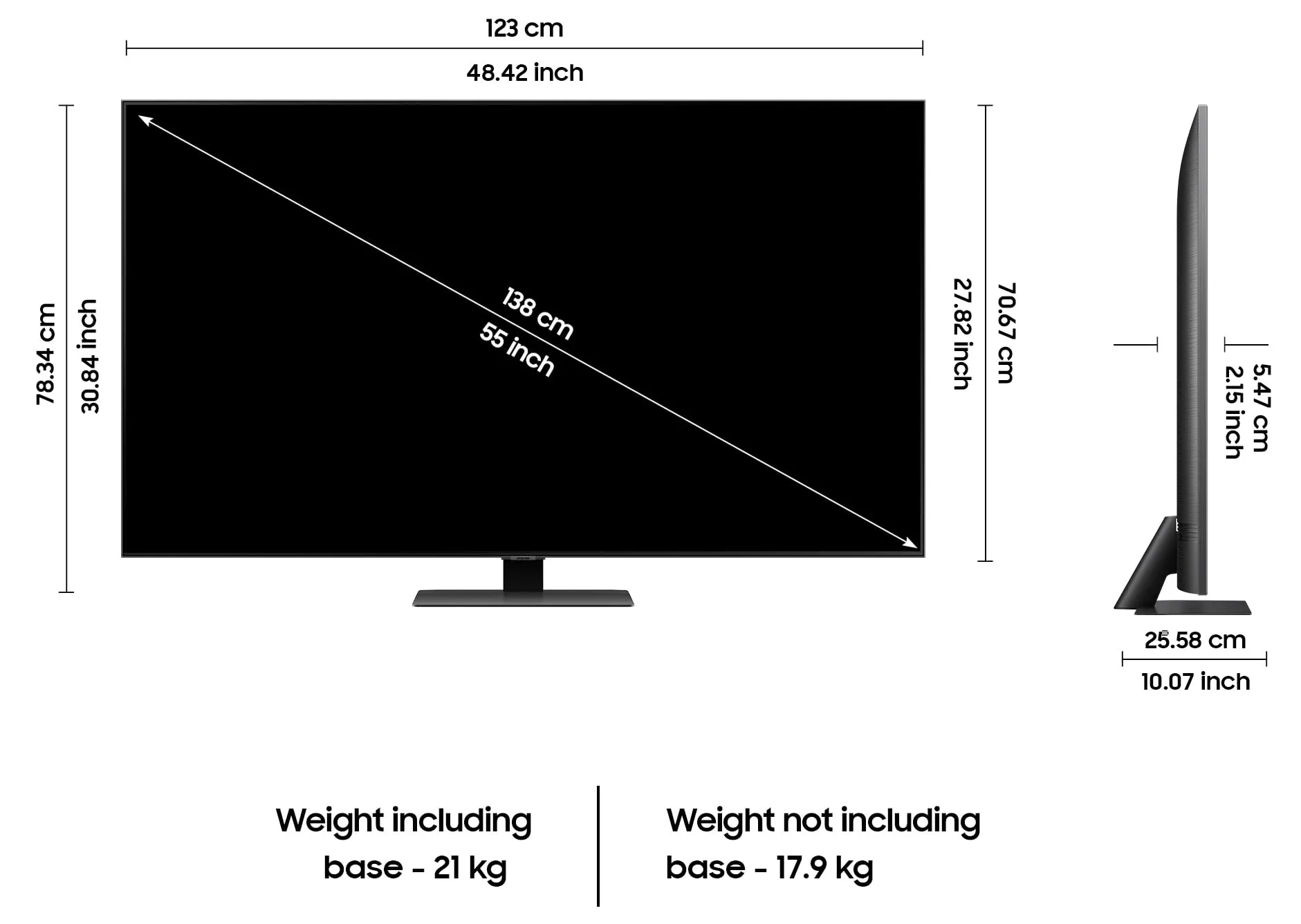 Samsung 138 cm (55 inches) 4K Ultra HD Smart QLED TV QA55Q80BAKLXL (Carbon Silver)