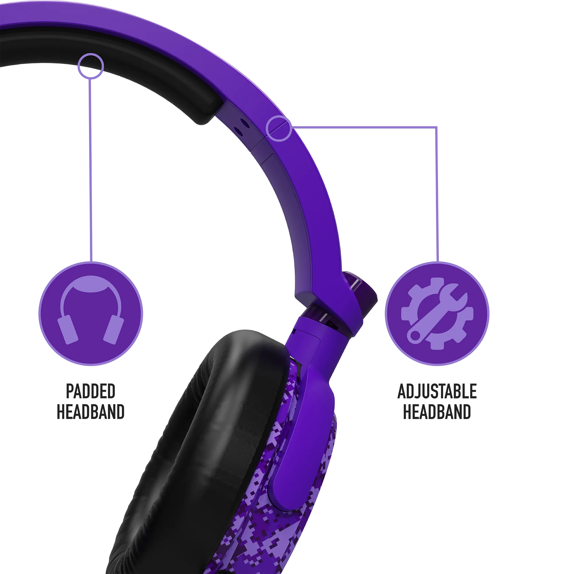 Stealth C6-100 Gaming Headset for XBOX, PS4/PS5, Switch, PC - Digital Purple