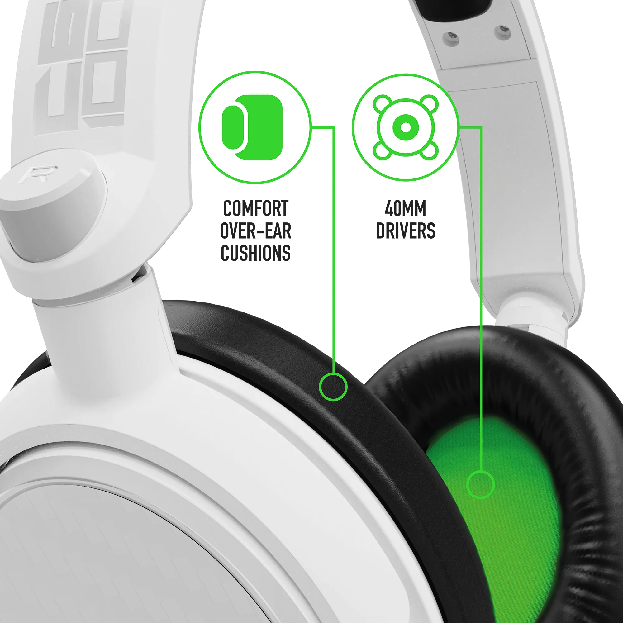 Stealth C6-100 Gaming Headset for XBOX, PS4/PS5, Switch, PC - Green/White