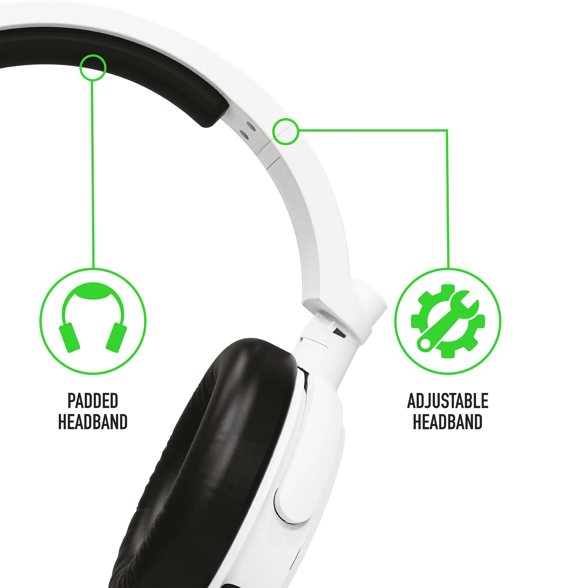 Stealth C6-100 Gaming Headset for XBOX, PS4/PS5, Switch, PC - Green/White