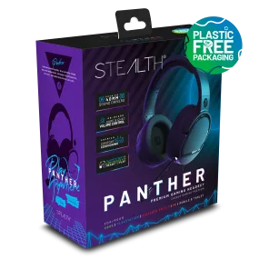 Stealth PANTHER Performance Gaming Headset for XBOX, PS4/PS5, Switch, PC - Black