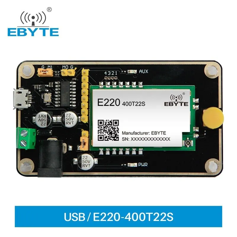 Test Board Kit for E220-400T22S Wireless Serial Port Module USB Board RF Module Ebyte E220-400TBL-01 Wireless Test Board