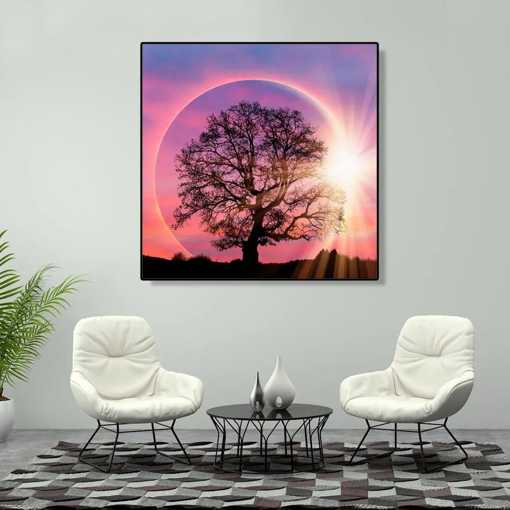 Tree Moon  - Full Diamond Painting - 30x30cm