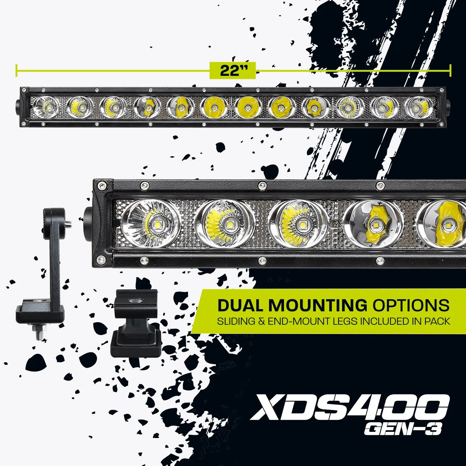 XD-GEN3 Series 22" Single Row LED Light Bar (XDS400-G3)