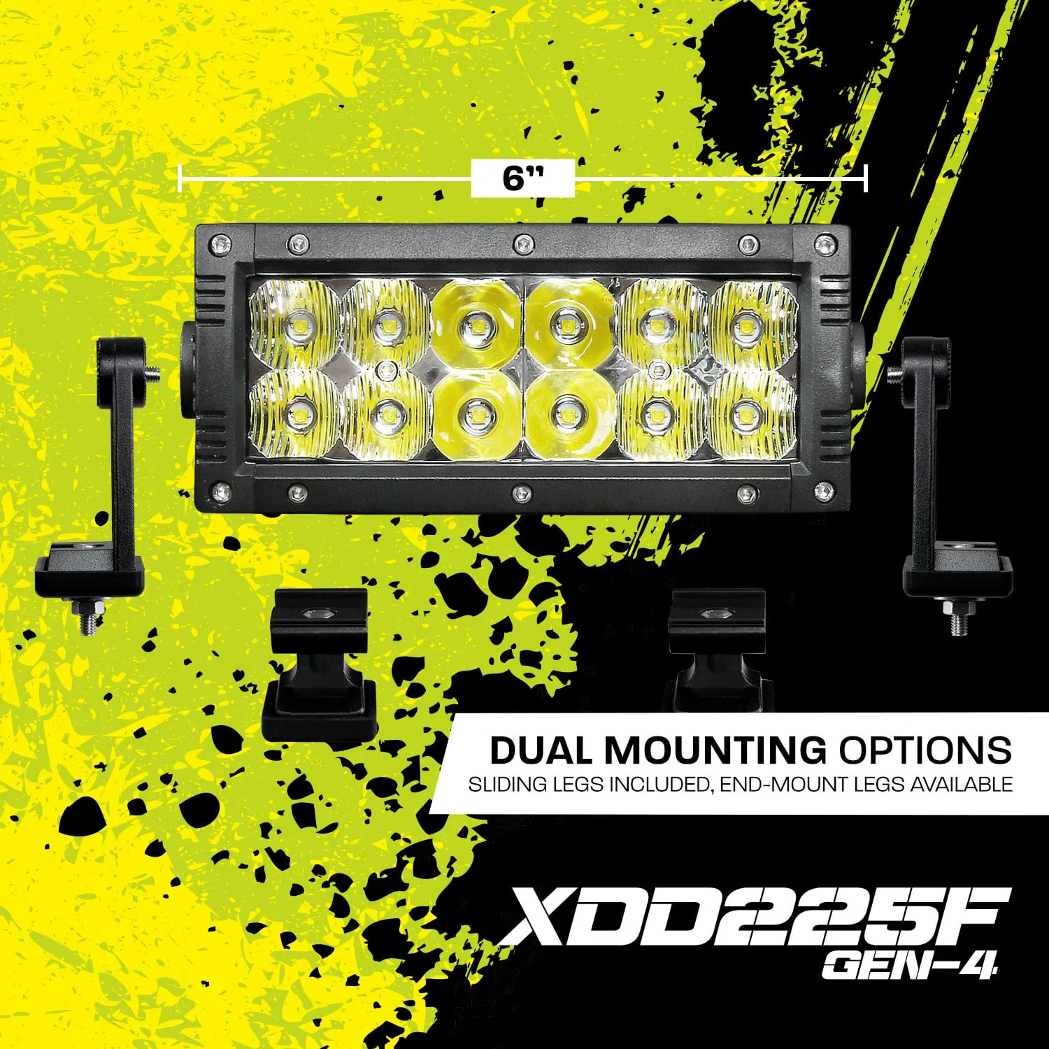 XD GEN4 6" Dual Row LED Light Bar (XDD225F-G4)